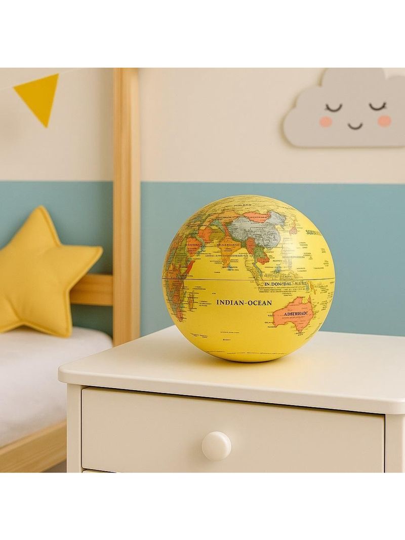 Globo Esfera Iluminada Base Educativa Rotativa Decoracao Infantil Ou Ambiente Estudos Escritorio