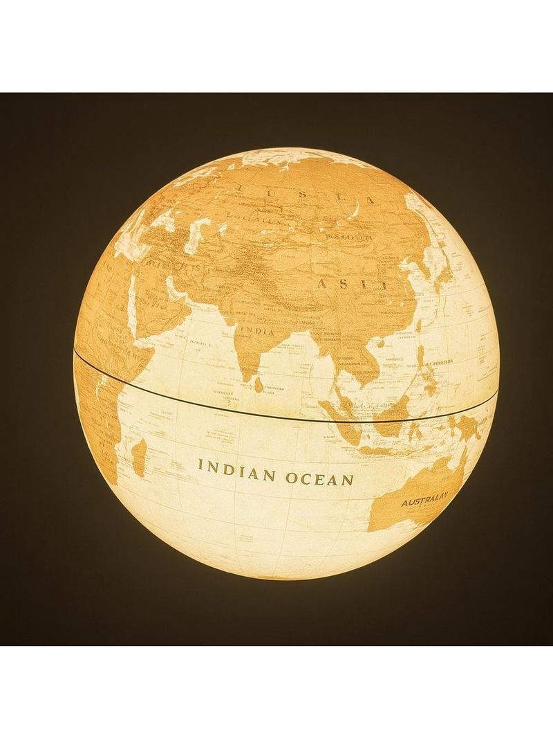 Globo Esfera Iluminada Base Educativa Rotativa Decoracao Infantil Ou Ambiente Estudos Escritorio