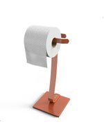 Porta Papel Higiênico De Chão Suporte Papeleira Rose Golds