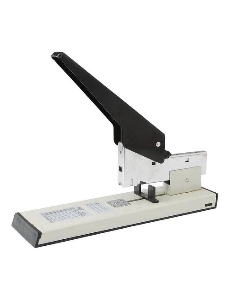 Grampeador Profissional Folhas Executivo 100 Gigante Mesa Bancada Escritorio Grande Reforçado