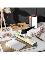 Grampeador Profissional Folhas Executivo 100 Gigante Mesa Bancada Escritorio Grande Reforçado