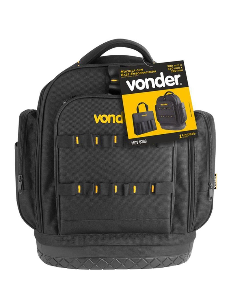 Mochila 500x450x200mm Com Base Emborrachada Mov0300 Vonder