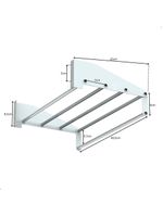 Suporte Para Toalha De Banho Toalheiro Hotel Brancotallin