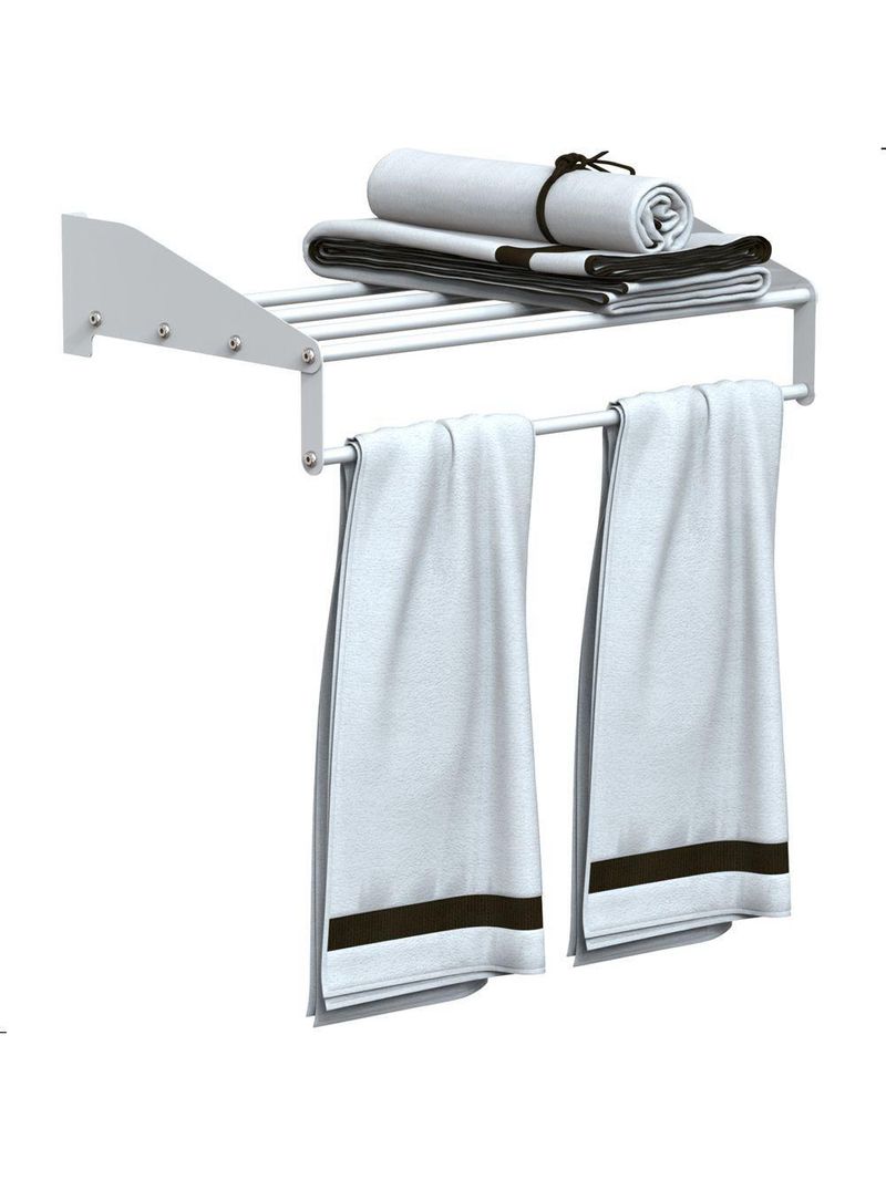 Suporte Para Toalha De Banho Toalheiro Hotel Brancotallin