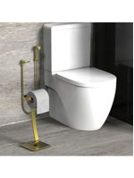 Porta Papel Higiênico De Chão Suporte Papeleira Douradas