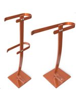 Porta Papel Higiênico De Chão E Toalha Lavabo Rose Goldd