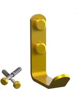 Cabide Gancho De Parede Dourado Para Toalha Plus