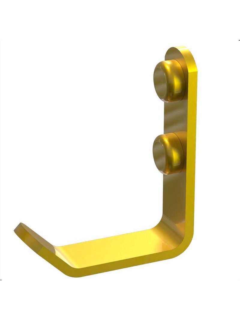 Cabide Gancho De Parede Dourado Para Toalha Plus