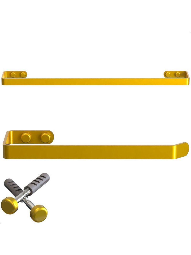 Kit Acessórios Para Banheiro Dourado 6 Peças Max