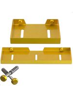 Kit Acessórios Para Banheiro Dourado 6 Peças Max