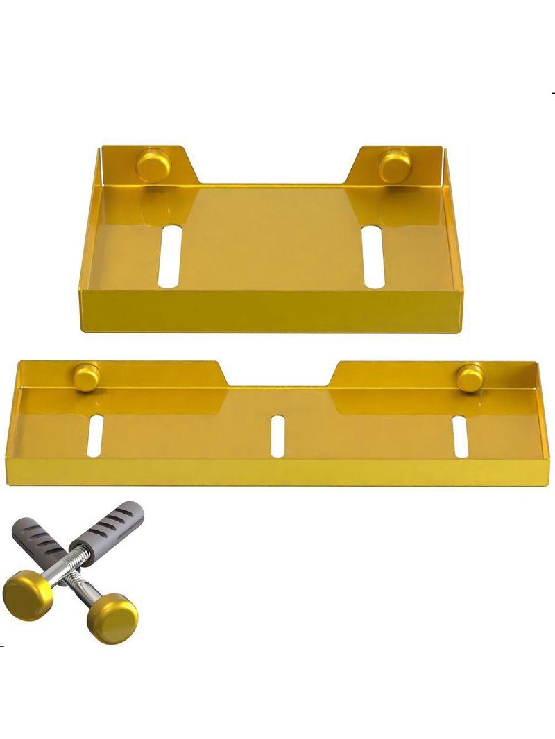 Kit Acessórios Para Banheiro Dourado 6 Peças Max