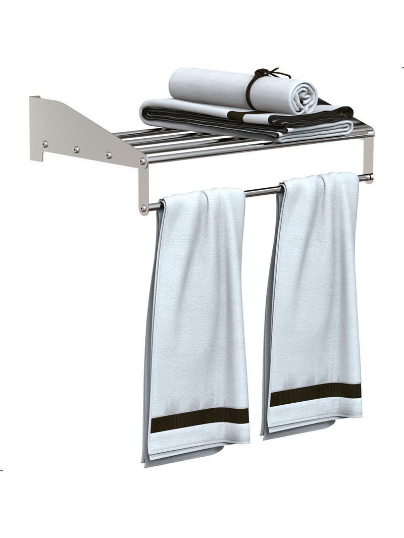 Suporte Para Toalha De Banho Toalheiro Hotel Inox Tallin