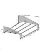 Suporte Para Toalha De Banho Toalheiro Hotel Inox Tallin