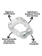 Kit 5 Clipes Magnético Com Imã De Nariz Anti-ronco