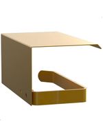 Suporte Porta Papel Higiênico De Parede Dourado Max