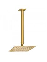 Chuveiro Ducha Slim Quadrado De Teto 20x20cm Dourado Belcca - Cdt01-dr