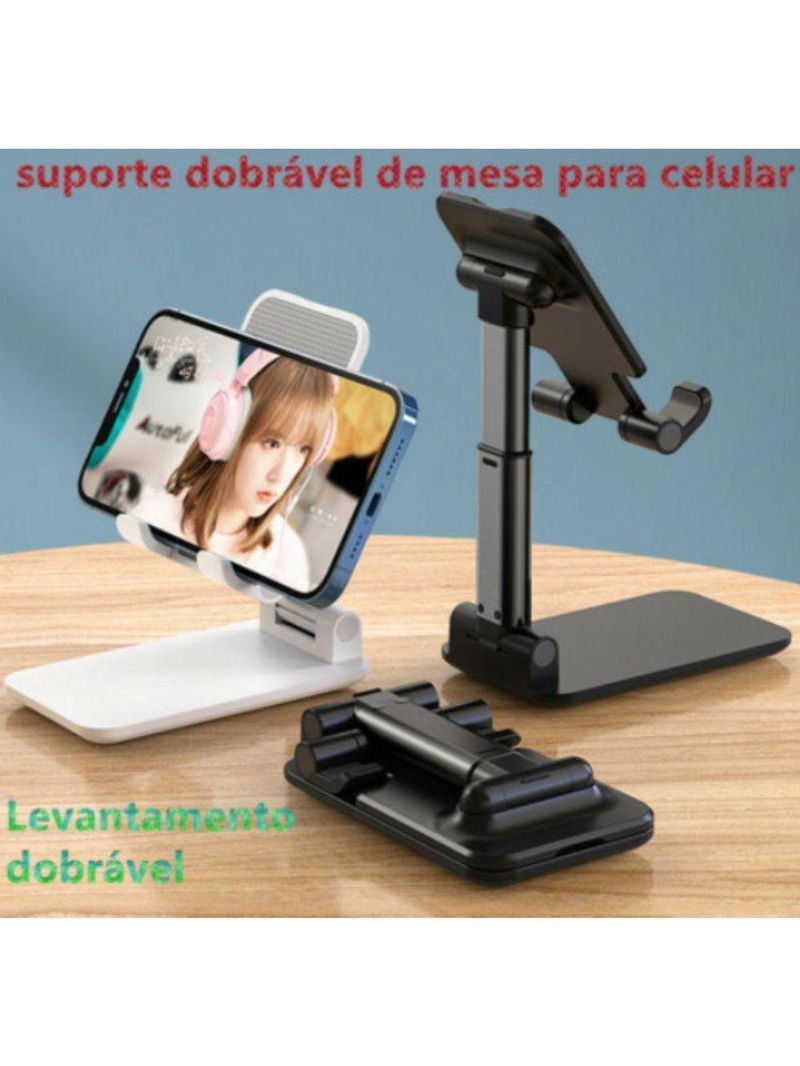 Suporte Para Celular Tablet De Mesa Dobrável Ajustável Je24