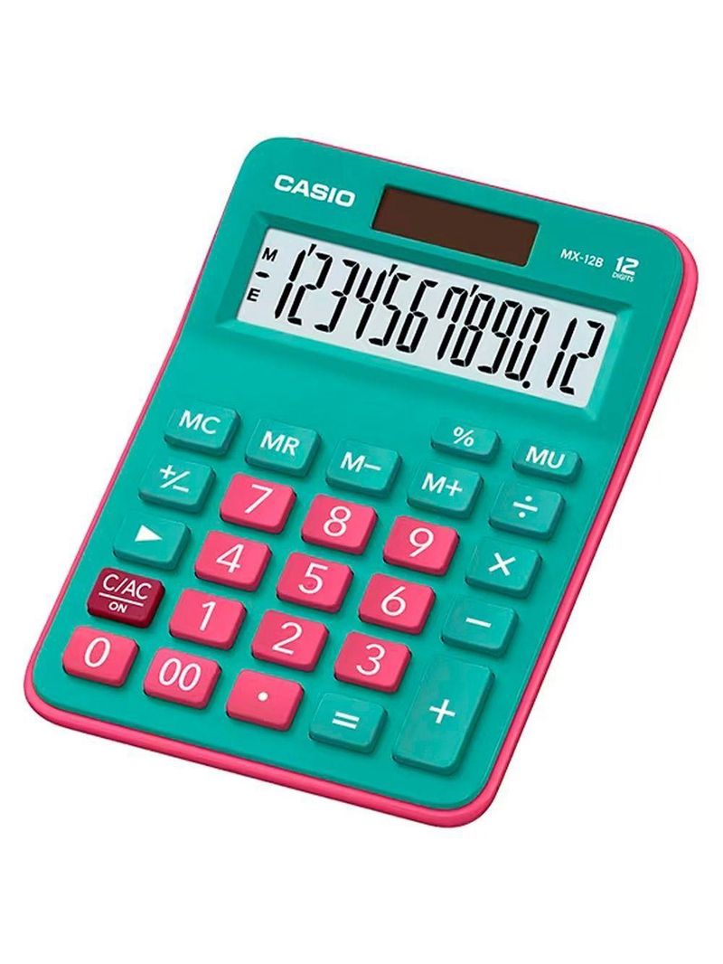 Calculadora De Mesa 12 Digitos Verde - Mx-12b-gnrd-w-dc [f018]