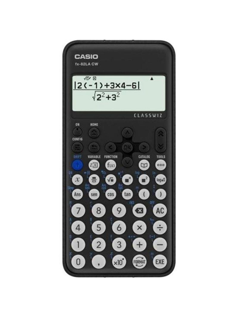 Calculadora Científica Casio Fx-82lacw Classwiz Preta [f002]