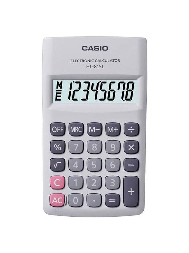 Calculadora De Bolso 8 Digitos Branca - Hl-815l-we [f018]