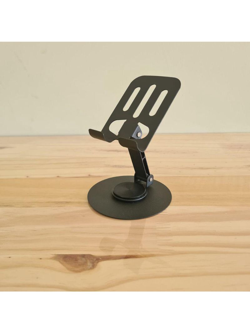 Suporte De Mesa Giratório 360º Para Celular E Tablet Dobrável Ajustável E Ideal