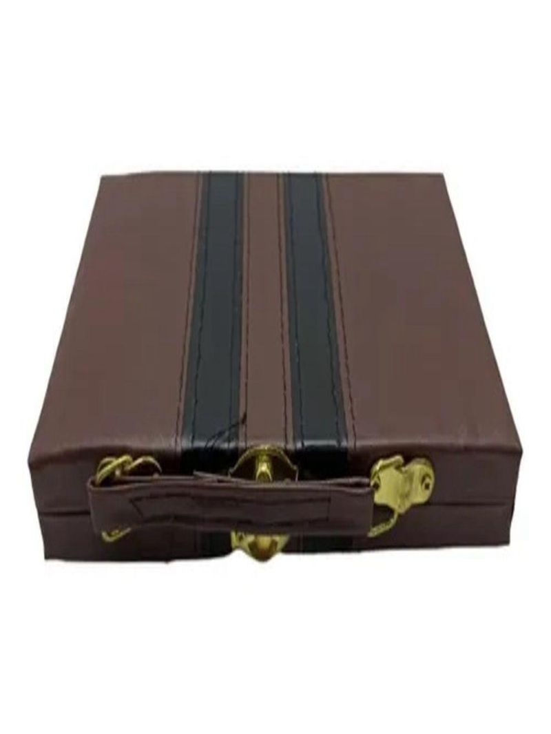 Domino Profissional 28 Pecas Osso Com Maleta Luxo Jogo Profissional Estojo Caixa Completo