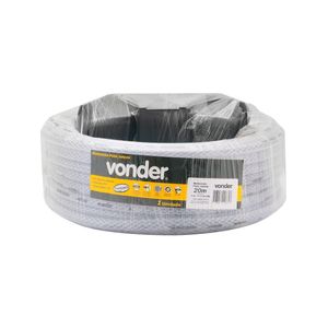 Mangueira Para Jardim 7-16 Transparente Trancada Suporte Co