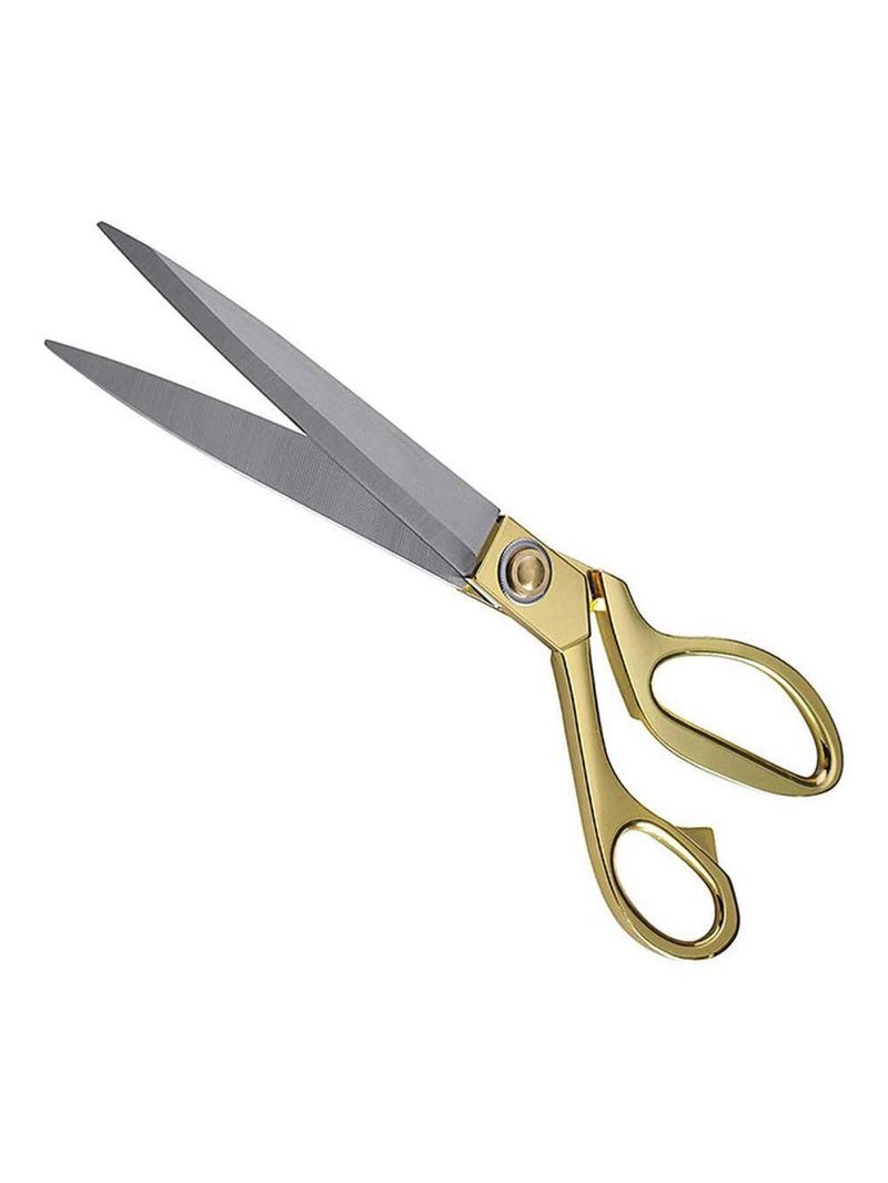 Tesoura Aço Inoxidável Alfaiate Costura Tecido Profissional Cor:dourado