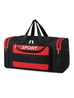 Mochila Esportiva Viagem Treino Bolsa De Mao Multiuso Mala Bordo Sacola Academia Com Bolsos Vermelha