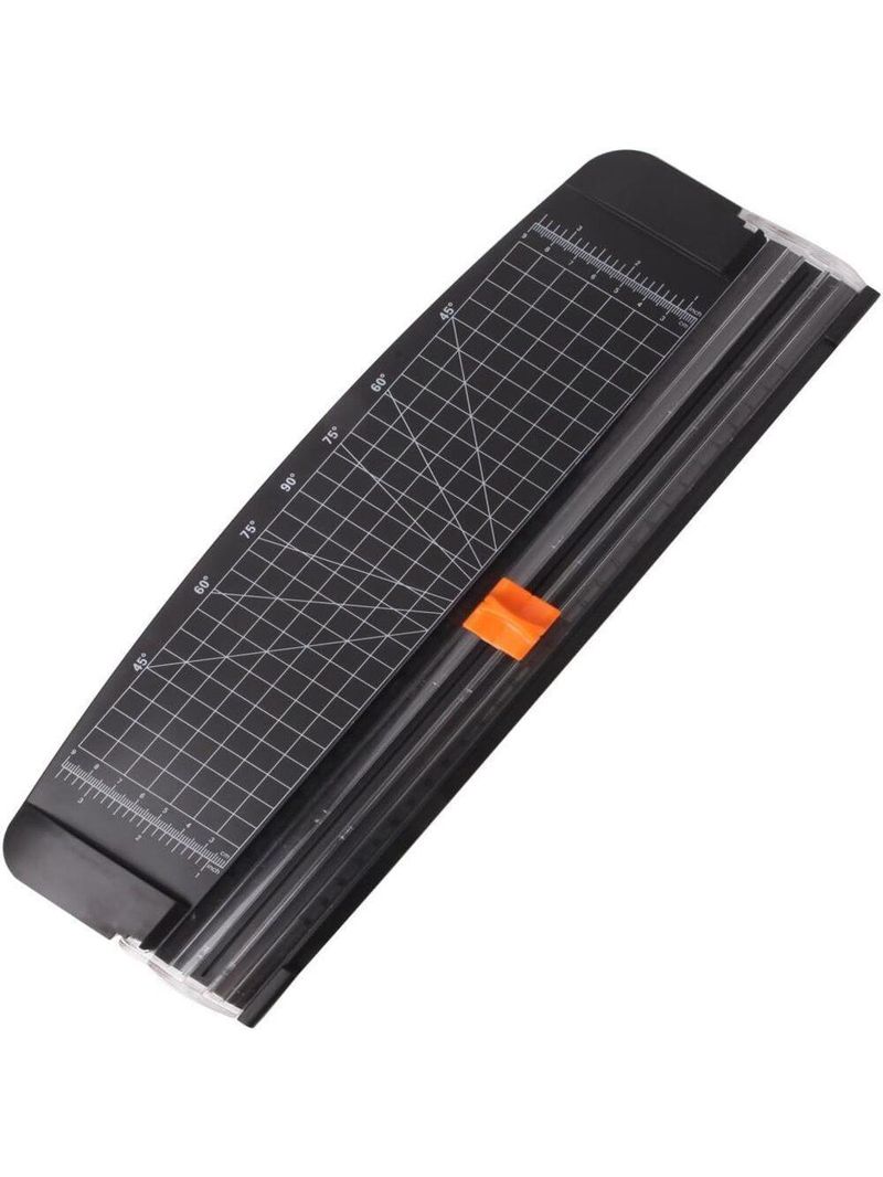 Guilhotina De Papel Refiladora A4 Cortador De Mesa 12 Folhas Scrapbook Artesanato Com Protecao