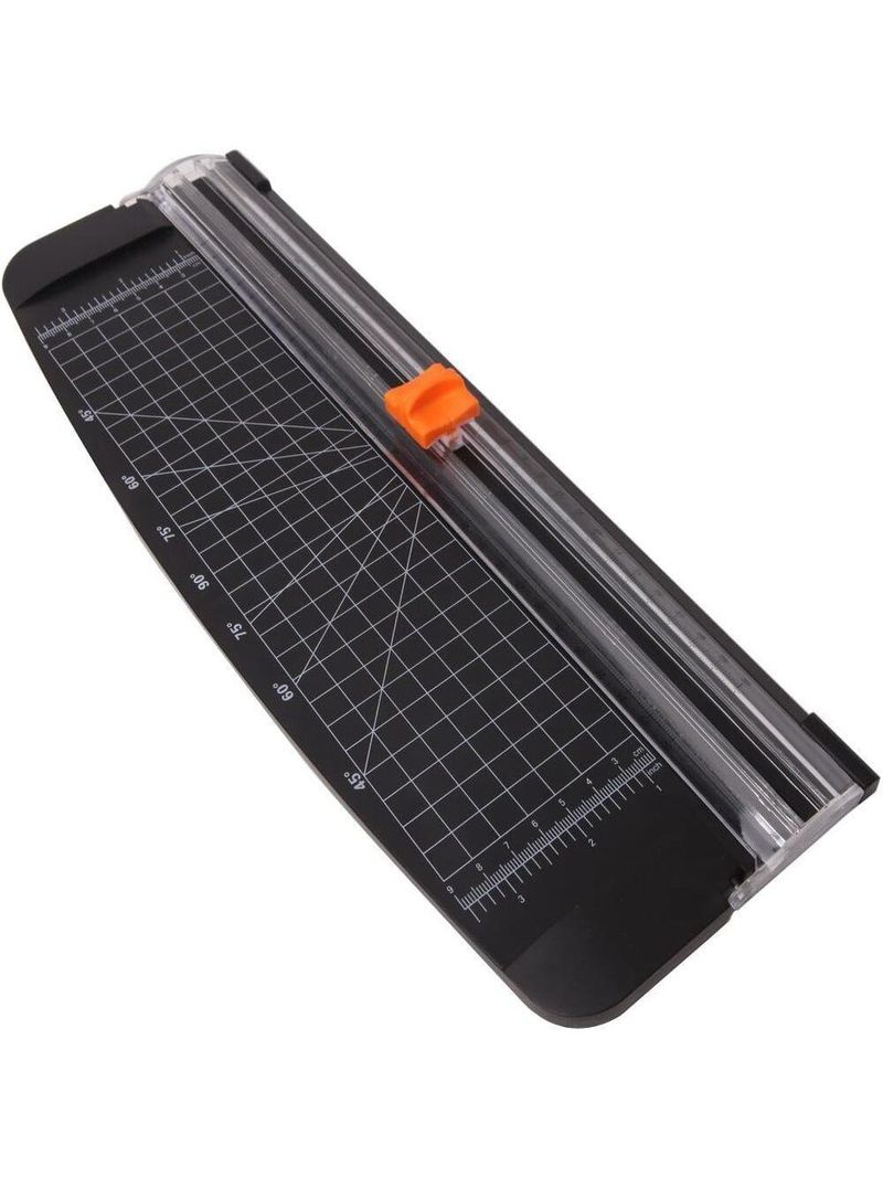 Guilhotina De Papel Refiladora A4 Cortador De Mesa 12 Folhas Scrapbook Artesanato Com Protecao