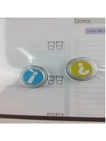 Cardapio Semanal Lousa Planejamento Alimentacao Magnetica Quadro Anotações Refeicao Com Imas E Caneta