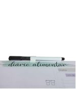 Cardapio Semanal Lousa Planejamento Alimentacao Magnetica Quadro Anotações Refeicao Com Imas E Caneta