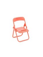 Suporte Celular Formato Cadeira Portatil Dobravel De Mesa Criativo Rosa
