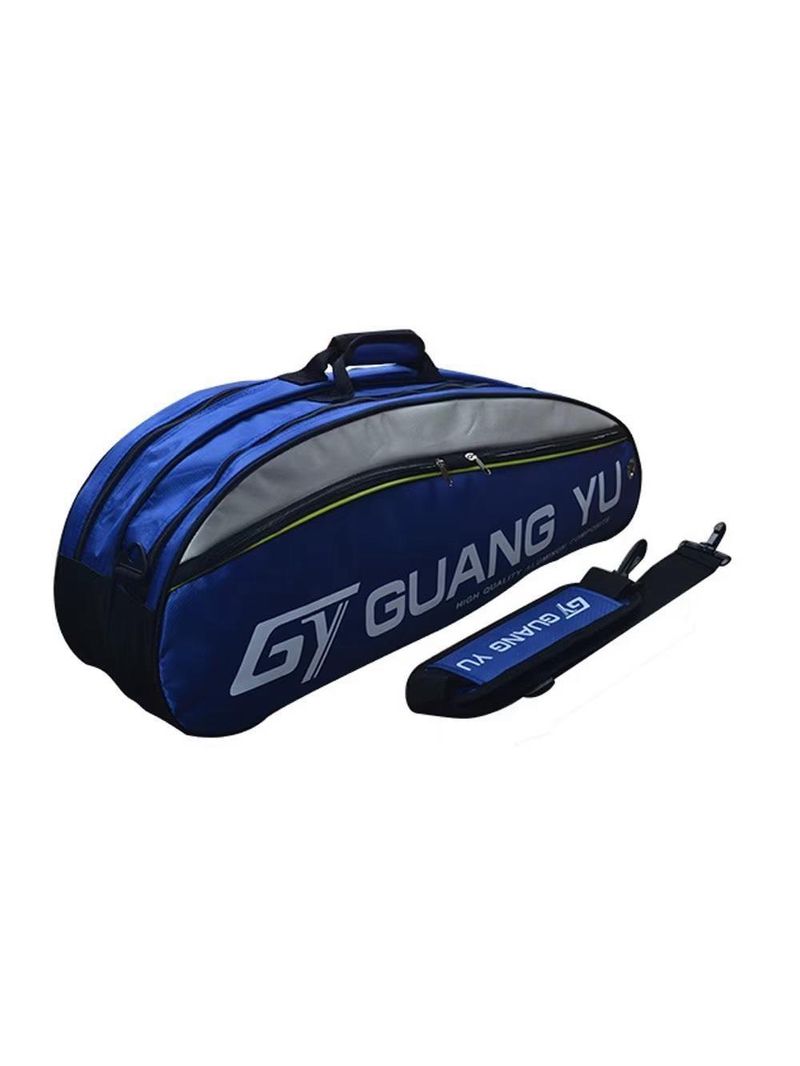 Raqueteira Bolsa Dupla Profissional Mochila Tenista Raquetes Tenis Beach Tennis Badminton Com Bolso E Alca Removivel