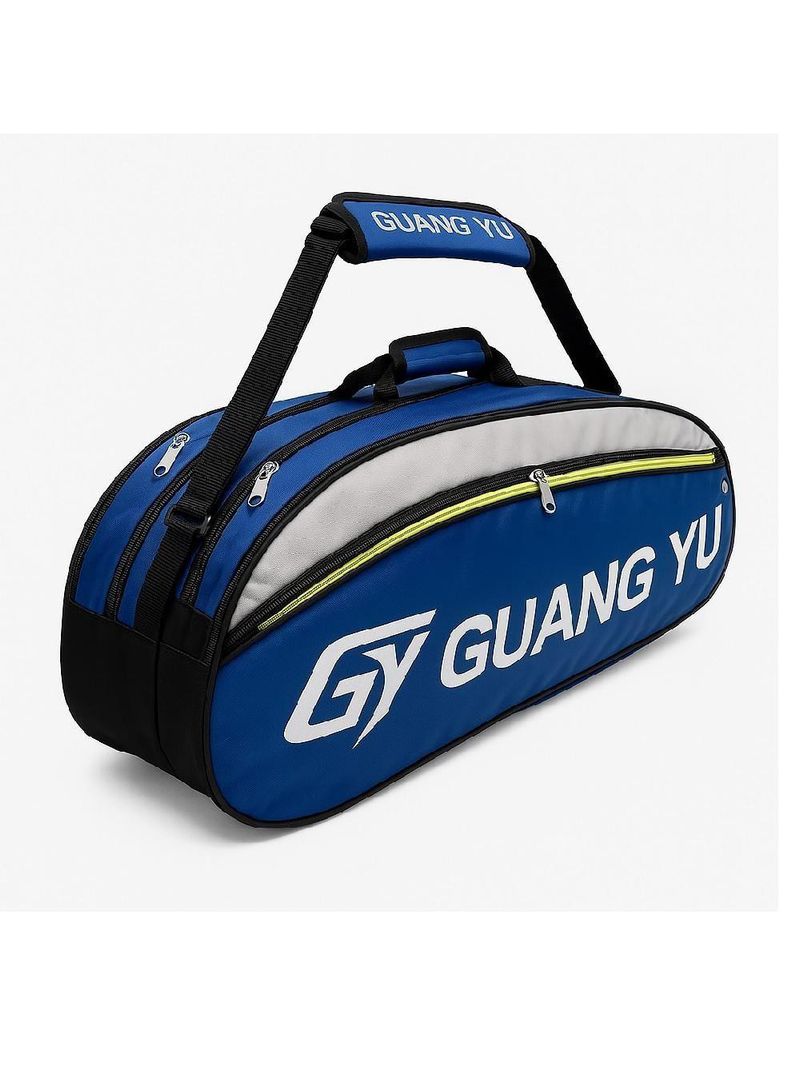 Raqueteira Bolsa Dupla Profissional Mochila Tenista Raquetes Tenis Beach Tennis Badminton Com Bolso E Alca Removivel