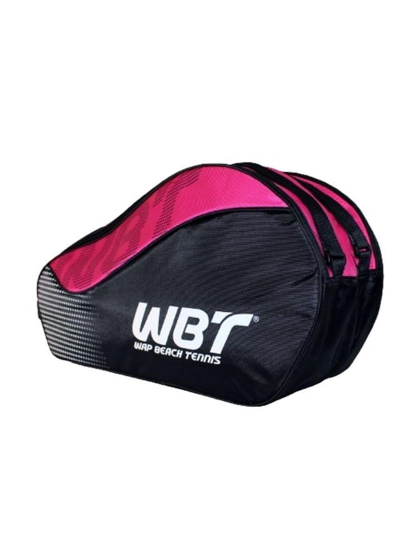 Raqueteira Beach Tennis Wbt Mochila Raquetes Dupla Bolsa Ajustavel