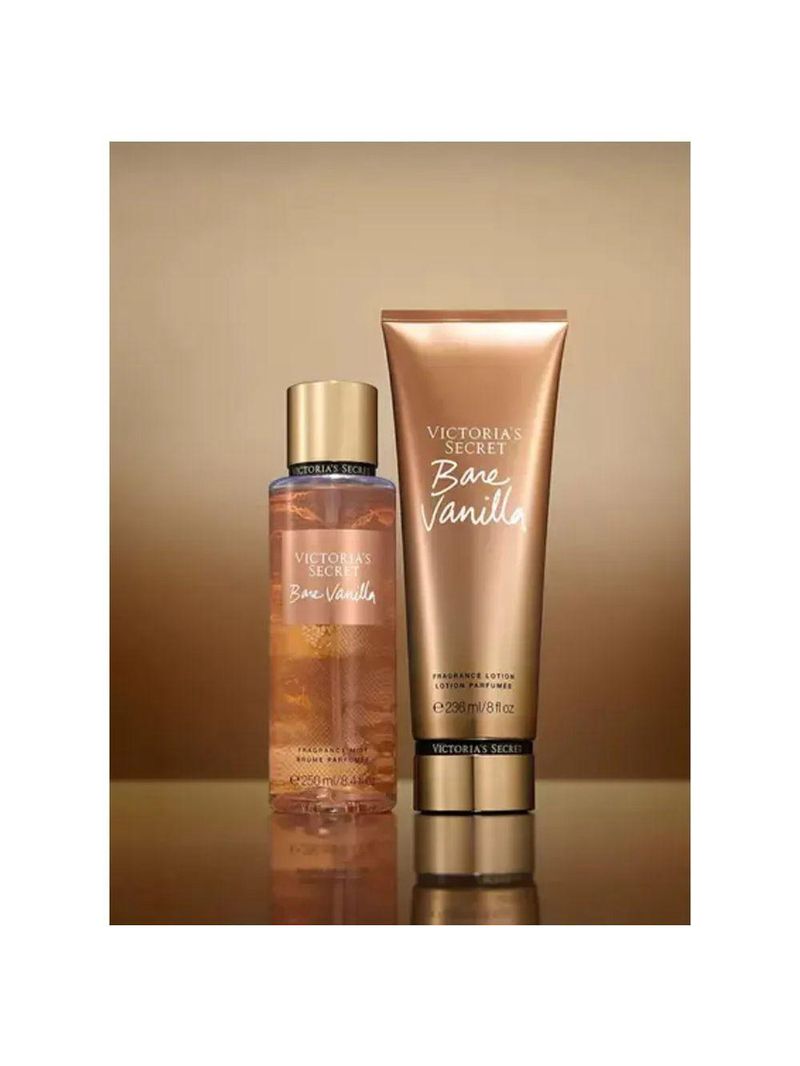 Victoria's Secret Bare Vanilla Body Splash 250ml + Loção Creme Corporal 236ml