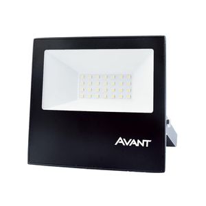 Refletor Led Holofote Avant 30w Luz Branco Frio 6500k 2250 Lúmens Slim30 Resist. Chuva Ip65 Bivolt