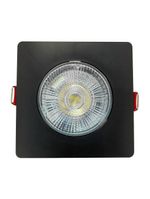 Spot Authentic Led Quadrado De Embutir Avant Branco Com Corpo Preto Fosco 5w 6500k - Cód 865050572