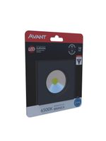 Spot Authentic Led Quadrado De Embutir Avant Branco Com Corpo Preto Fosco 5w 6500k - Cód 865050572