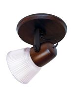 Spot Muller Country 1 Lâmpada Com Tulipa Envelhecido 011e