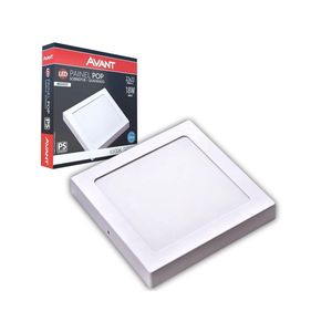 Plafon Painel De Led Avant Pop 18w Branco 6500k 1080 Lúmens Quadrado De Sobrepor 22x22cm Bivolt