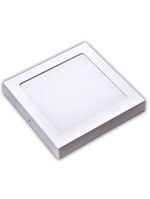 Plafon Painel De Led Avant Pop 18w Branco 6500k 1080 Lúmens Quadrado De Sobrepor 22x22cm Bivolt
