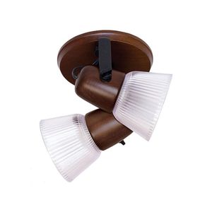 Spot Muller Country 2 Lâmpadas Com Tulipa Envelhecido 012e