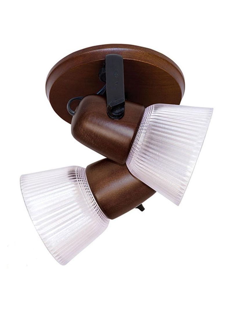 Spot Muller Country 2 Lâmpadas Com Tulipa Envelhecido 012e