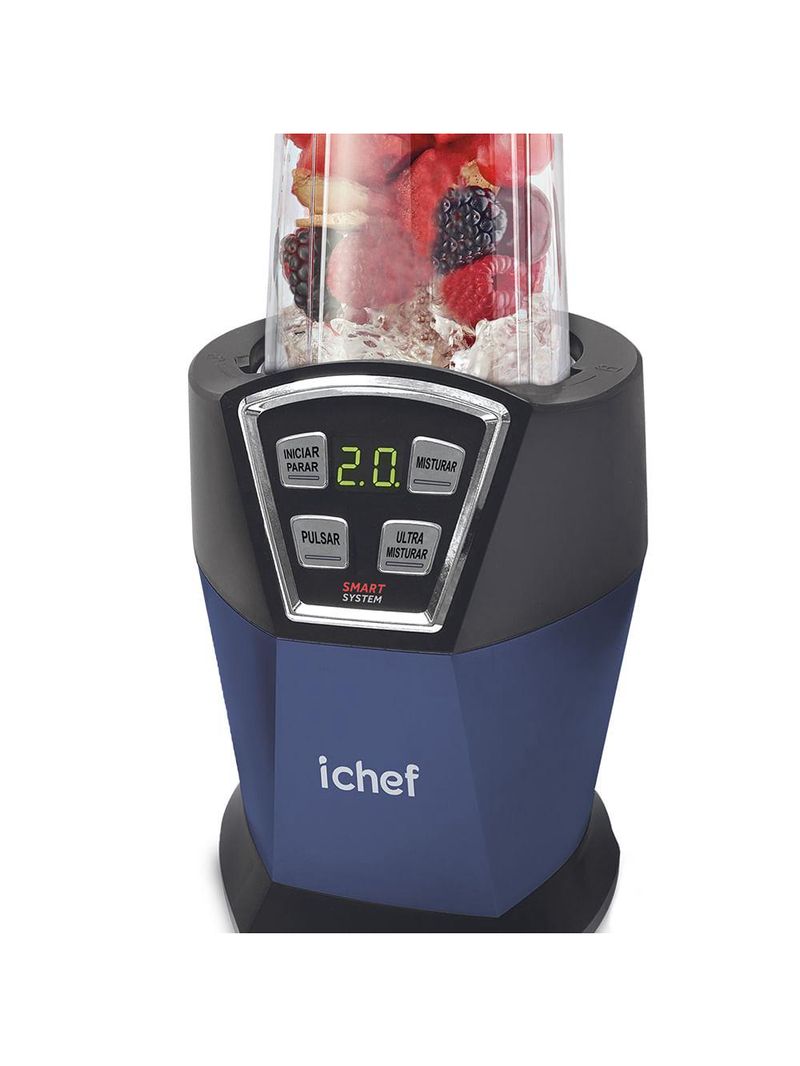 Processador de alimentos power nutri machine ichef polishop