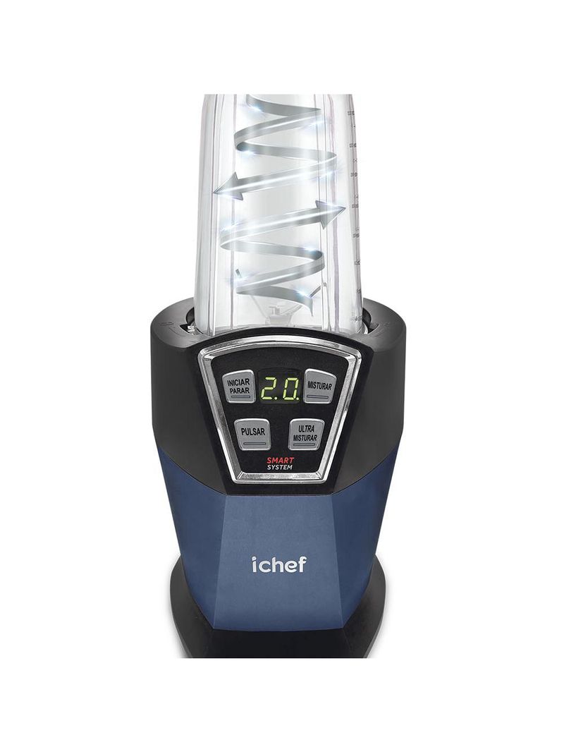 Processador de alimentos power nutri machine ichef polishop