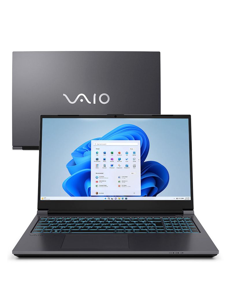 Notebook VAIO FH15 Intel® Core™ i7-13620H Windows 11 Home NVIDIA RTX 4050 32GB RAM 1TB SSD 15,6” Full HD WVA Wi-Fi 6