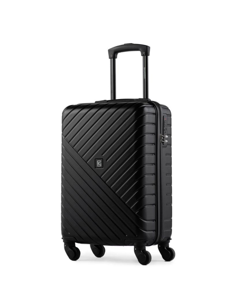 Mala de Bordo ABS 4 rodas Detroit Preta